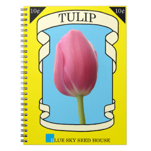 Tulip Seed Packet Notizblock