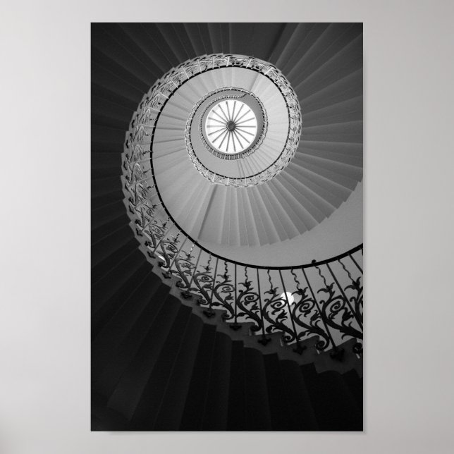 Tulip Stairs Greenwich, London UK Poster (Vorne)