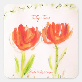 Tulip Sticker von Ariella & Lily Designs
