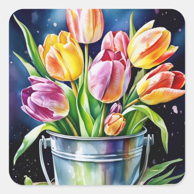 Tulip Stickers (Vorderseite)