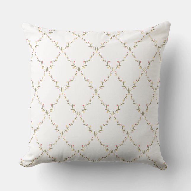 Tulip Throw Pillow Kissen (Vorderseite)