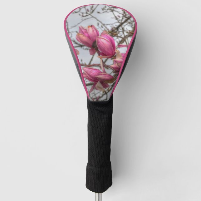 Tulip Tree Blossoms Golf Head Cover Headcover (Vorderseite)