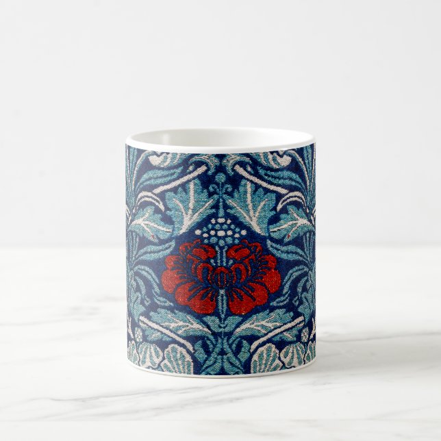 Tulip und Rose, William Morris Kaffeetasse (Mittel)