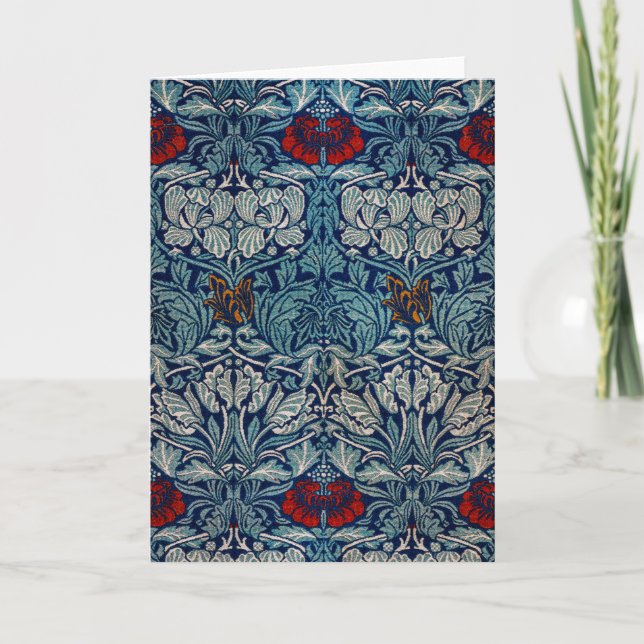 Tulip und Rose, William Morris Karte (Vorderseite)
