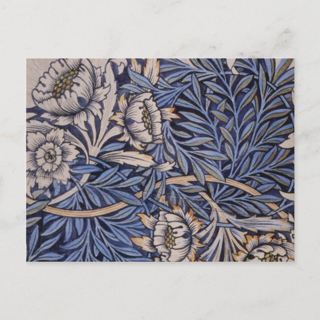 Tulip und Willow von William Morris Postkarte (Vorderseite)