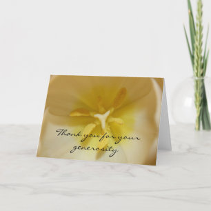 Tulip Vielen Dank für Ihre großzügige Karte