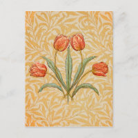Tulip Vintag Coral Rustic Whimsical Wirbel