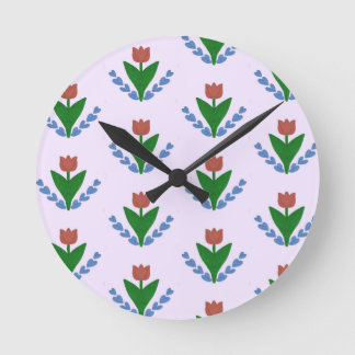 Tulip Wall Clock Runde Wanduhr
