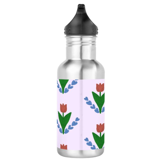 Tulip Wasser Flasche Edelstahlflasche (Rechts)
