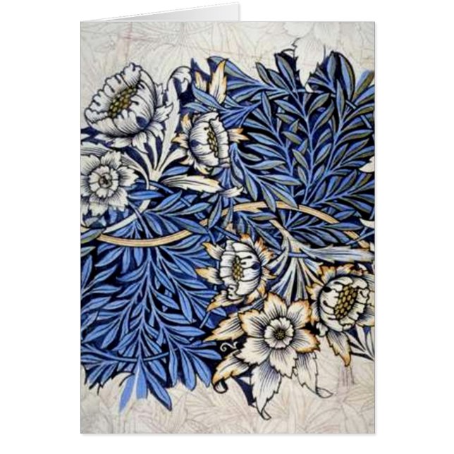 "Tulip & Willow" von William Morris - Karte (Vorne)