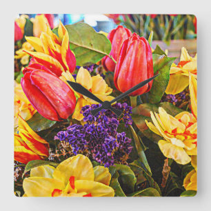 Tulipfest Tulip Uhr Frühlingsblumen