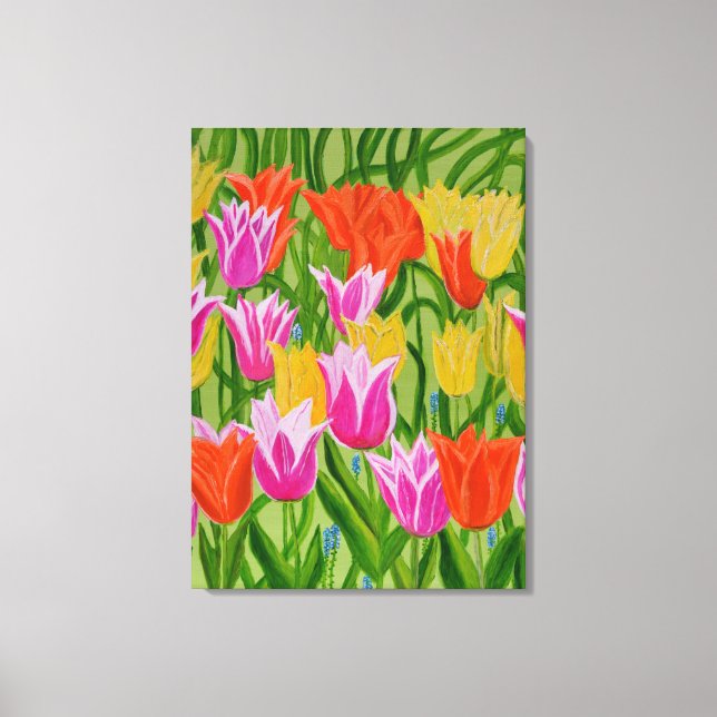 Tulips 2 Leinwand Kunst (Vorderseite)