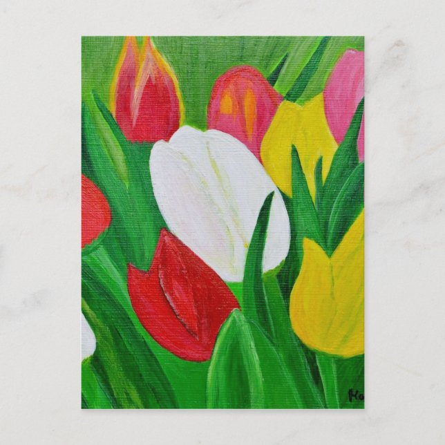 Tulips 2a postkarte (Vorderseite)