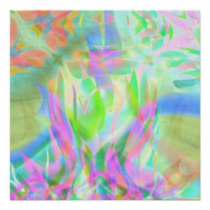 "Tulips and Lilies" Poster