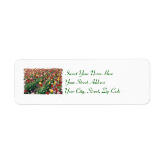 Tulips Anpassbare Labels