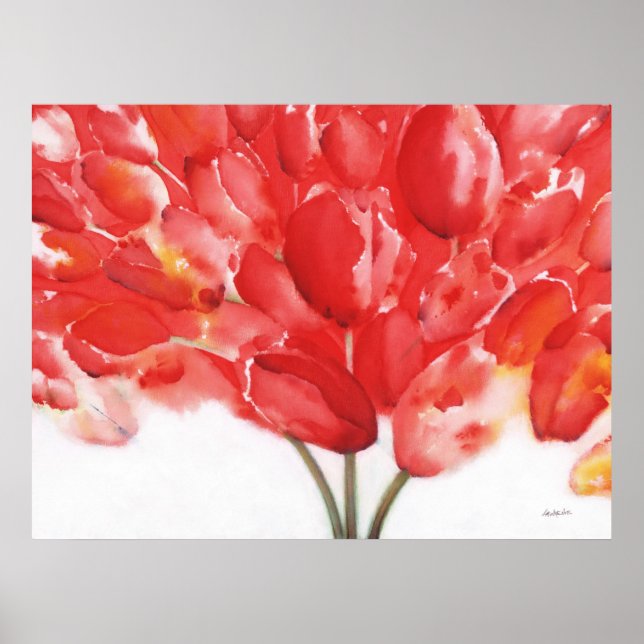 "Tulips are People II" Poster (Vorne)