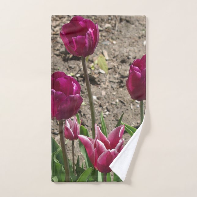 Tulips Badhandtuch Set (Handtuch)