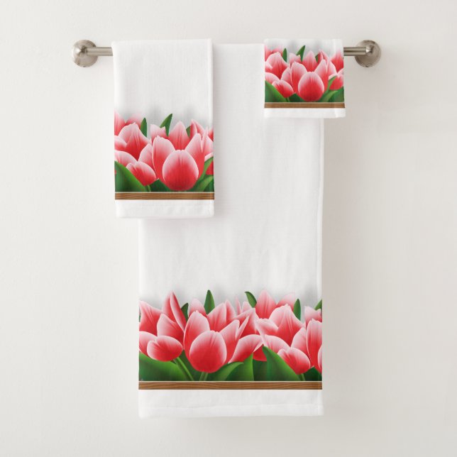 Tulips Badhandtuch Set (Insitu)