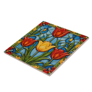 Tulips Beautiful Popular Collection Fliese
