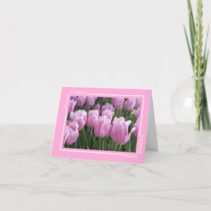 Tulips Birthday Card Karte