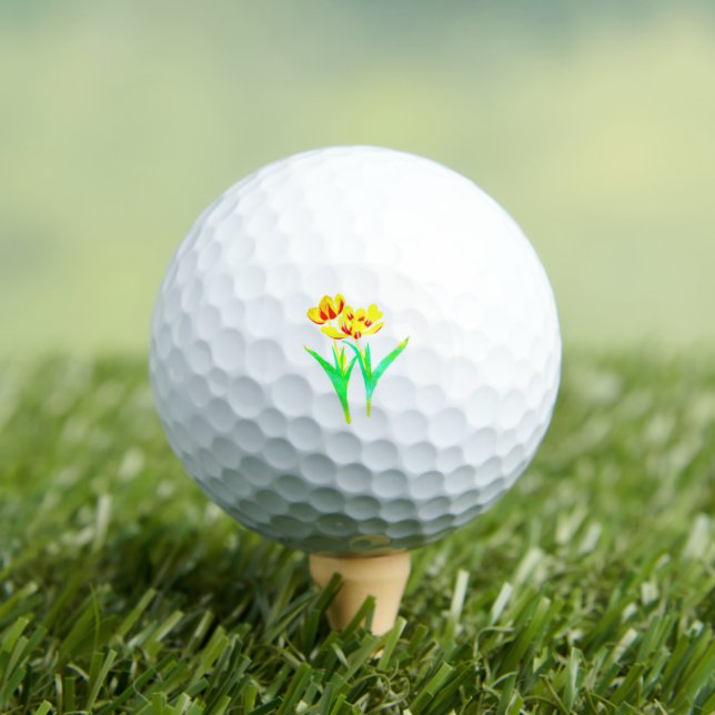 Tulips Blume Golfball (Insitu T-Shirt)