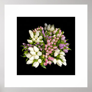 Tulips Bouquet Poster