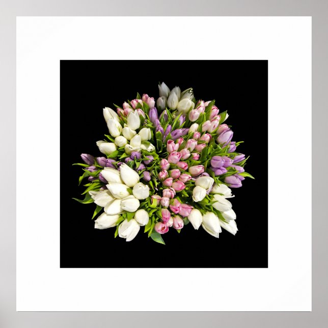 Tulips Bouquet Poster (Vorne)