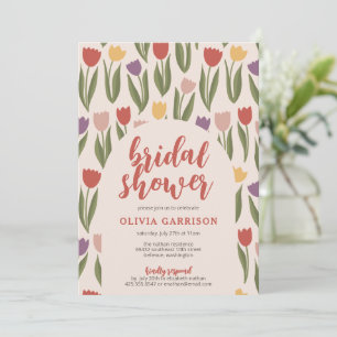 Tulips Bridal Dusche Einladung