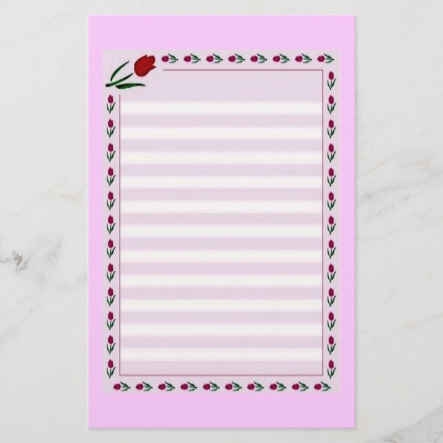 Tulips Briefpapier (Vorderseite)