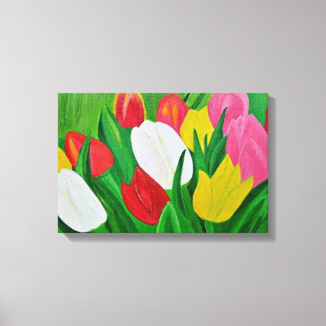 Tulips Canvas Print Leinwanddruck (Vorderseite)
