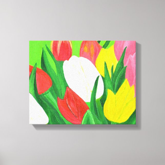 Tulips Canvas Print Leinwanddruck (Vorderseite)