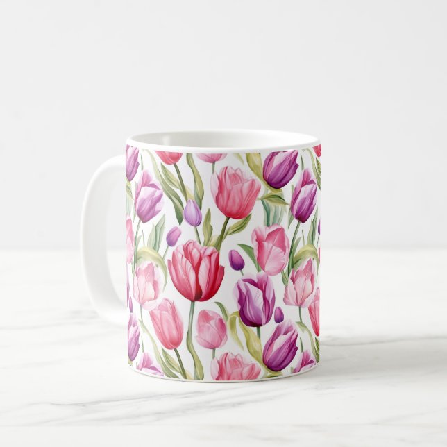 Tulips Coffee Tasse (Vorderseite Links)