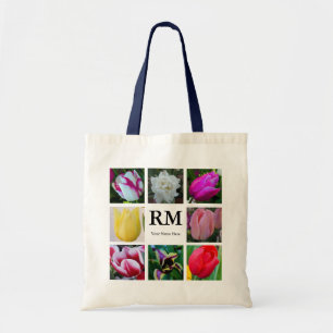 Tulips Collage #1 Tote Bag Tragetasche