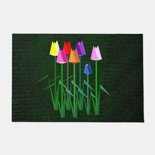 Tulips Doormat Fußmatte (Vorderseite)