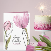 Tulips freuen sich über den benutzerdefinierten Ge
