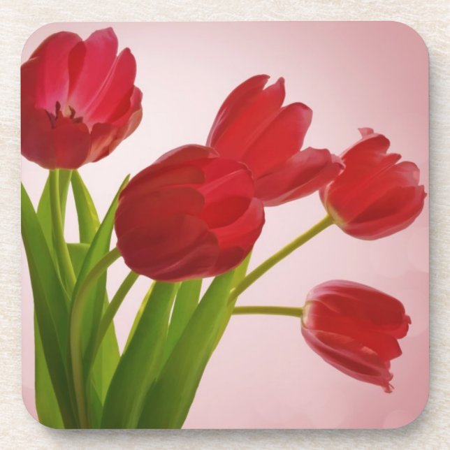Tulips Getränkeuntersetzer (Vorderseite)