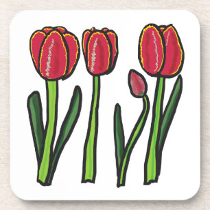 Tulips Getränkeuntersetzer