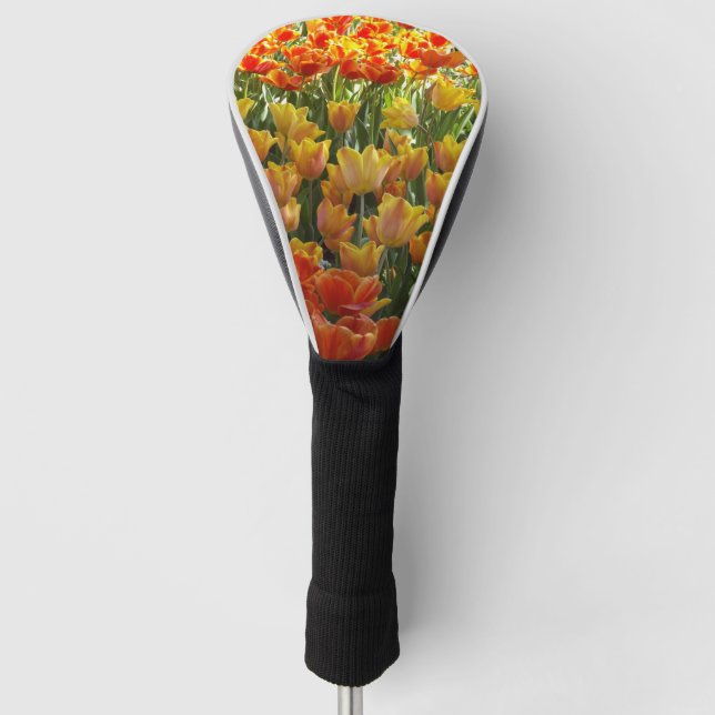 Tulips Golf Head Cover Headcover (Vorderseite)
