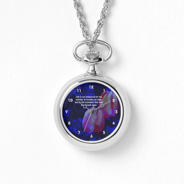 Tulips hören Lebenseinstellung Inspiration Zitat Armbanduhr (Vorderseite)