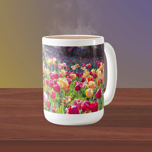 Tulips im Frühling Kaffeetasse (Von Creator hochgeladen)