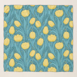Tulips in blau und gelb schal<br><div class="desc">Tulissen in blau und gelb, nahtlos</div>