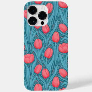 Tulips in blau und rot Case-Mate iPhone 14 pro max hülle