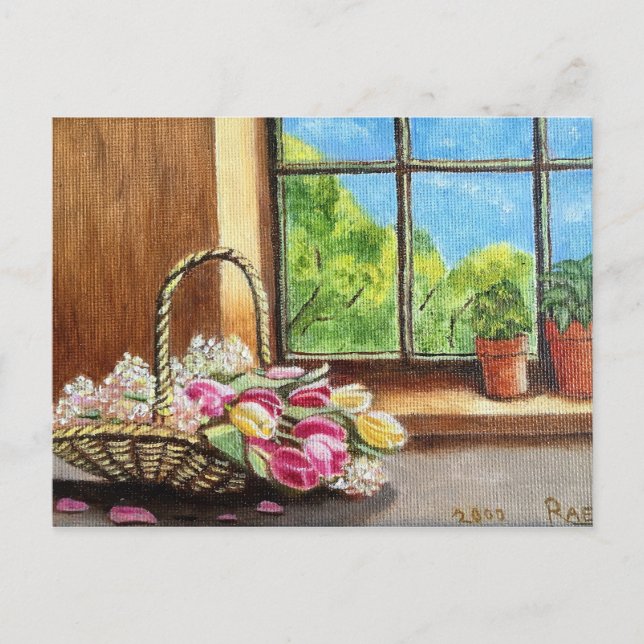 Tulips in der Windows-Postkarte Postkarte (Vorderseite)