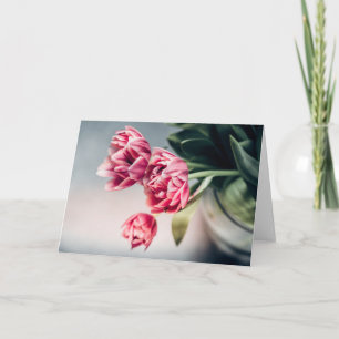 Tulips in einer Vase Karte
