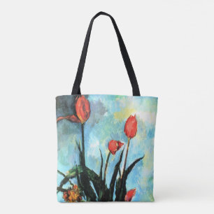 Tulips in einer Vase von Paul Cezanne, Vintage Kun