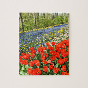 Tulips in Wäldern Puzzle