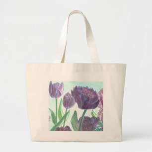 Tulips Jumbo Stoffbeutel
