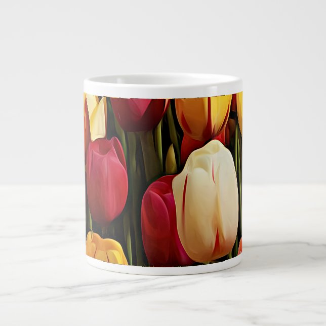 Tulips Jumbo-Tasse (Vorderseite)