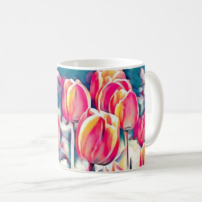 Tulips Kaffeetasse (VorderseiteRechts)