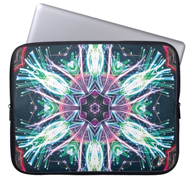 Tulips Kaleidoskop Laptop Sleeve (Vorderseite)